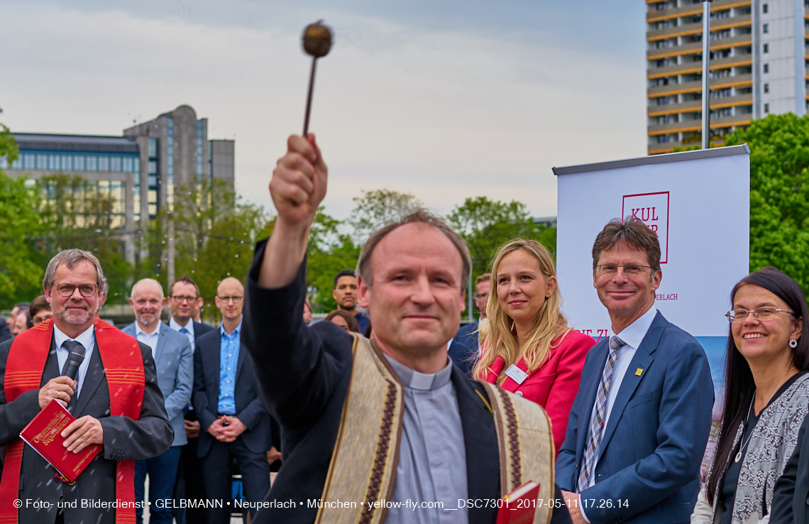 11. Mai 2017 - Grundsteinlegung für die LOGE und dem Kulturquadrat in Neuperlach